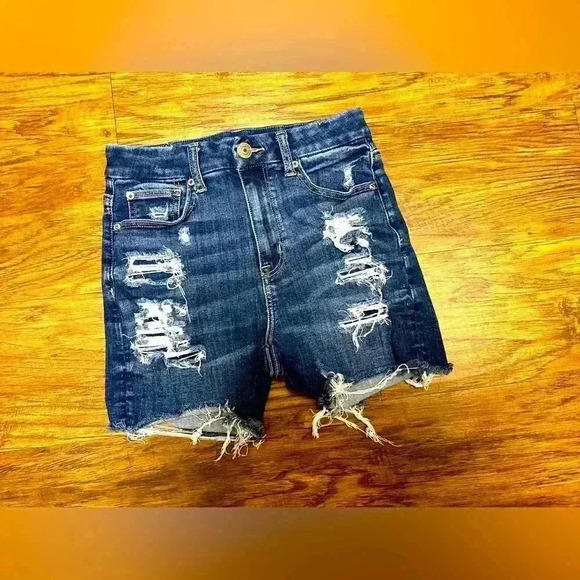 American Eagle Next Level Stretch Curvy Hi-Rise Shortie Size 2 - Picture 1 of 9